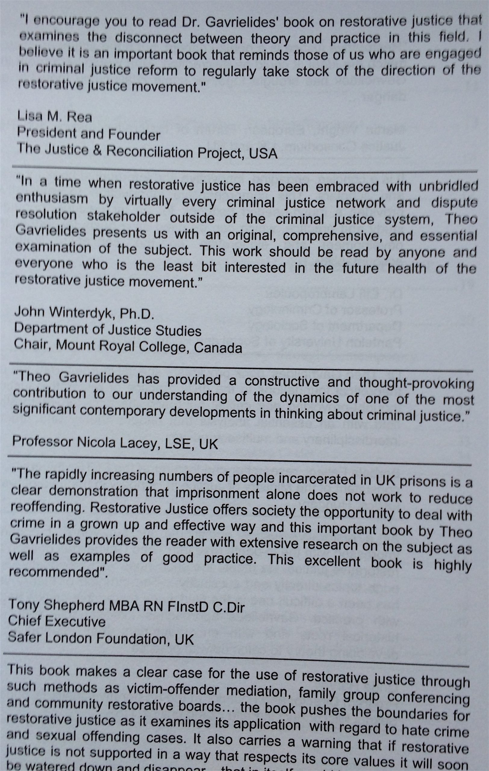 Restorative Justice Theory & Practice: Addressing the Discrepancy - Image 4