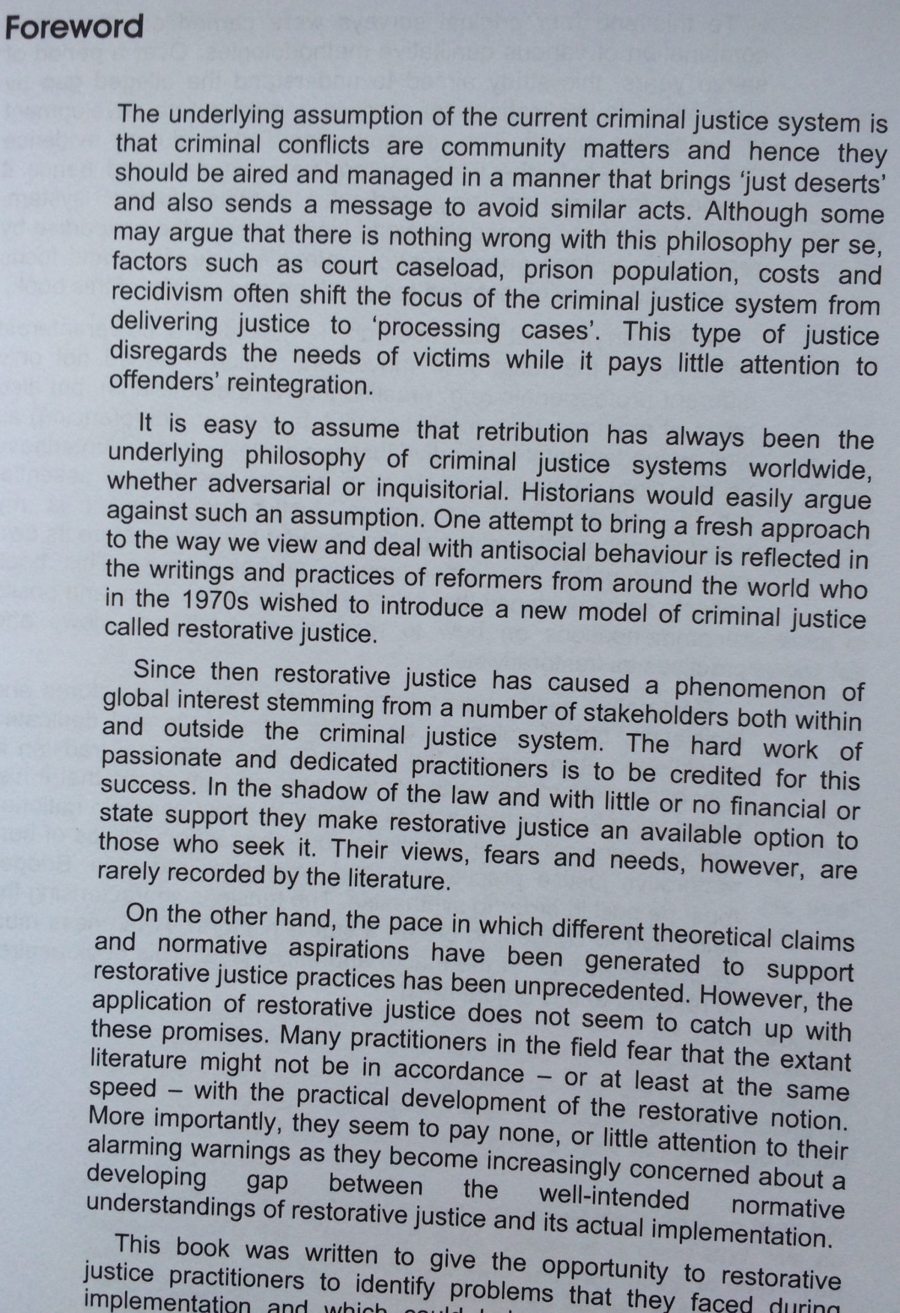 Restorative Justice Theory & Practice: Addressing the Discrepancy - Image 5